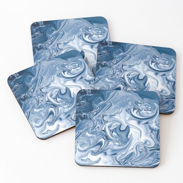 Item preview, Shark in the ocean liquid abstraction designed and sold by Vavilonskaya.