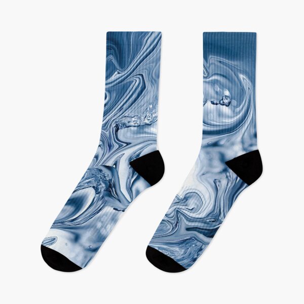 Item preview, Shark in the ocean liquid abstraction designed and sold by Vavilonskaya.