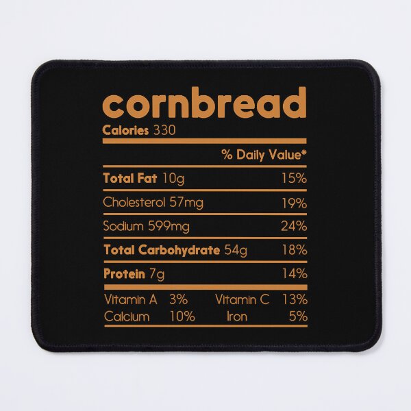 Item preview, Funny Cornbread Nutrition Facts Thanksgiving Matching  designed and sold by DwayneObri5741.