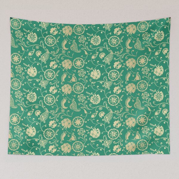 Item preview, traditional paisley floral pattern designed and sold by izzygorrocha.