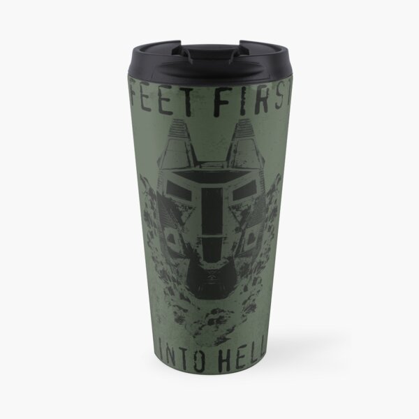 Feet First into Hell Travel Coffee Mug