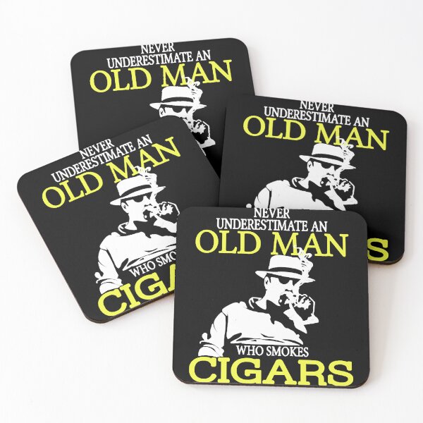 Item preview, Old Man Who Smokes Cigars designed and sold by JameHakubo.