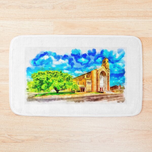 Item preview, First Baptist Church of Pensacola - watercolor painting designed and sold by NickoPrints.