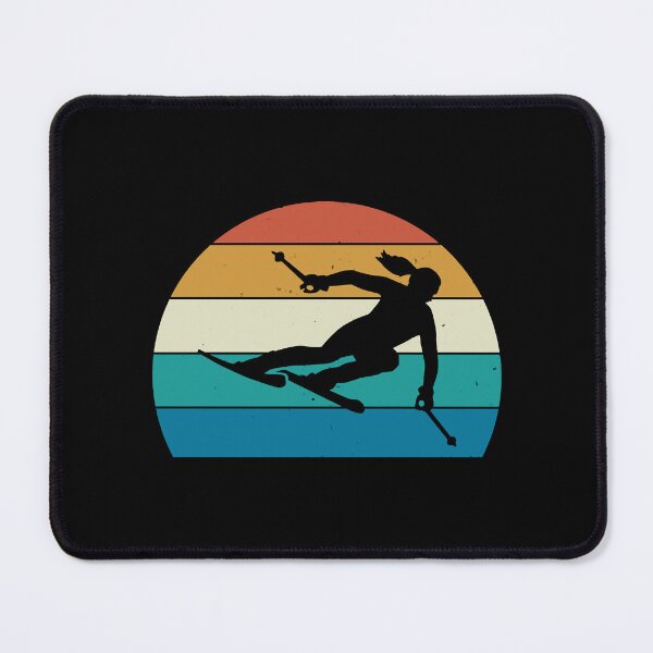 Item preview, Vintage Skiing Woman Downhill Skier designed and sold by JameHakubo.
