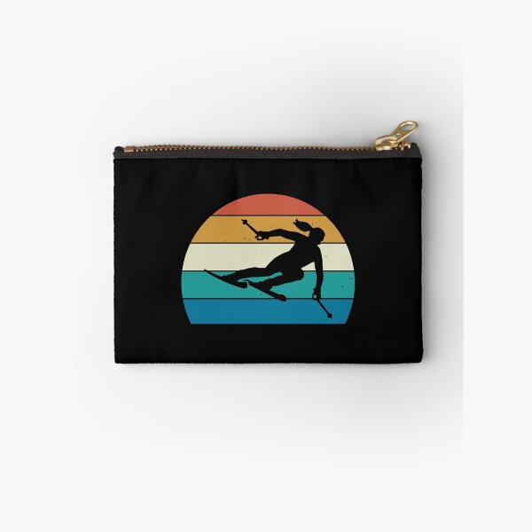 Item preview, Vintage Skiing Woman Downhill Skier designed and sold by JameHakubo.