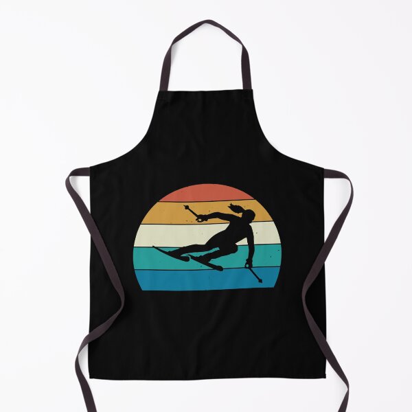 Item preview, Vintage Skiing Woman Downhill Skier designed and sold by JameHakubo.