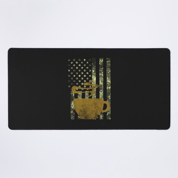 Item preview, American Gold Flag & Coffee Cup designed and sold by slicksdesigns.