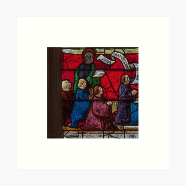 Item preview, Donors of 16th century painted glass window designed and sold by TerenceKerr.