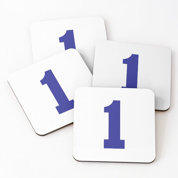 Item preview, Number 1, Blue one, Sports number one designed and sold by TheCultStuff.