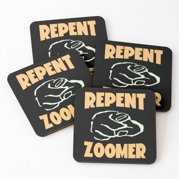 Item preview, Boomer Memes REPENT ZOOMER Blue Small designed and sold by REDallayah.