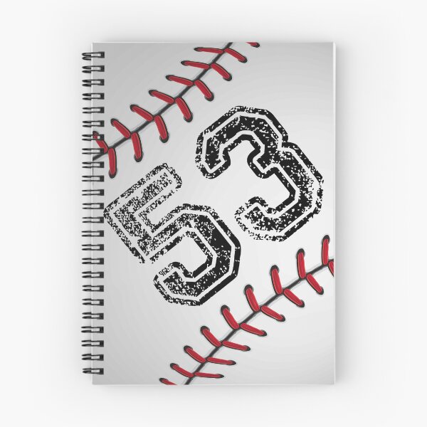 Item preview, Baseball ball number 53, fifty three designed and sold by TheCultStuff.