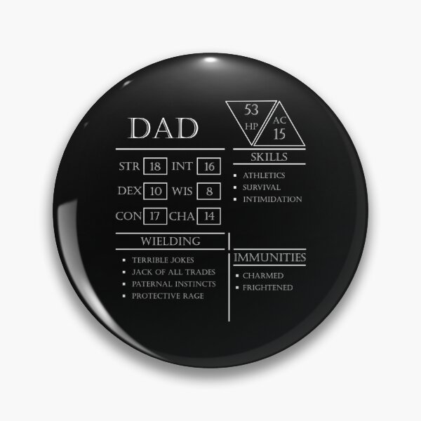 Item preview, Dad Stats  Character Sheet  designed and sold by CongDungUtre.