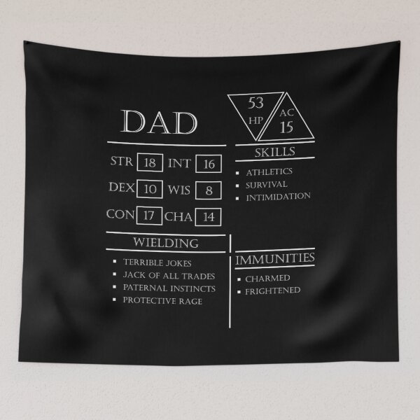Item preview, Dad Stats  Character Sheet  designed and sold by CongDungUtre.