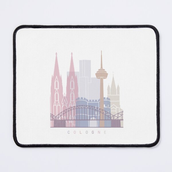 Item preview, COLOGNE SKYLINE POSTER PASTEL designed and sold by paulrommer.