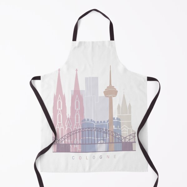 Item preview, COLOGNE SKYLINE POSTER PASTEL designed and sold by paulrommer.