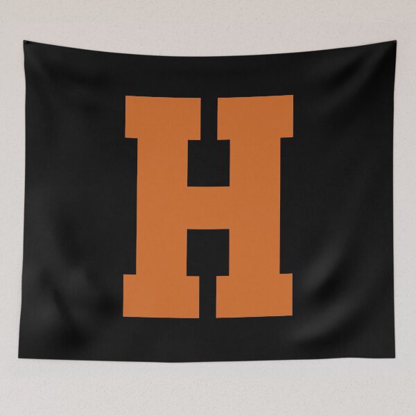Item preview, Alphabet, Orange H, Sports letter H designed and sold by TheCultStuff.
