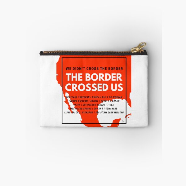 Item preview, The Border Crossed Us (Blood Orange) designed and sold by TildeRomero.