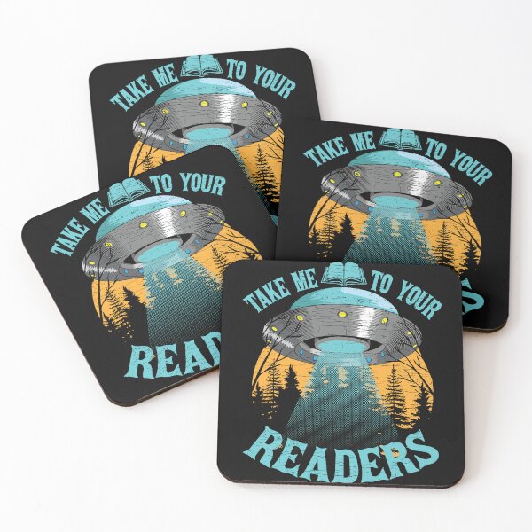 Item preview, Take Me To Your Readers Alien Reading Bookworm designed and sold by Shirtcaesar.
