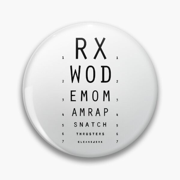 Item preview, Crossfit Eyechart designed and sold by SergioGavi.
