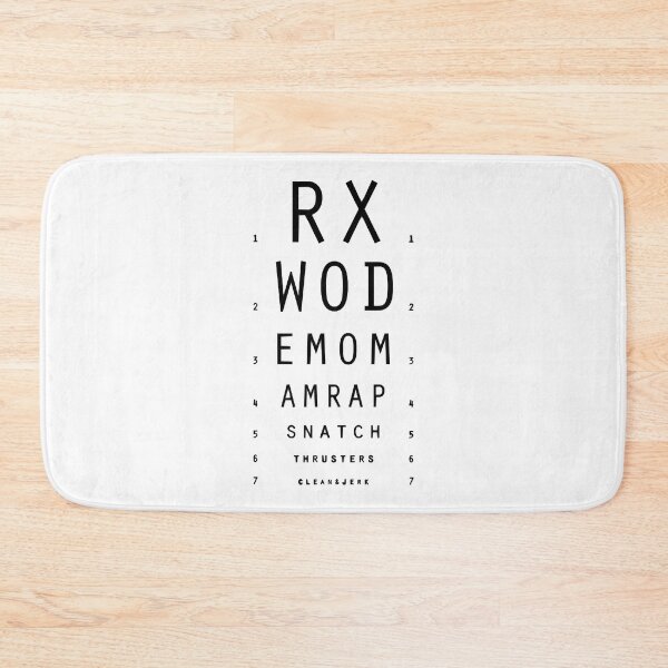 Item preview, Crossfit Eyechart designed and sold by SergioGavi.