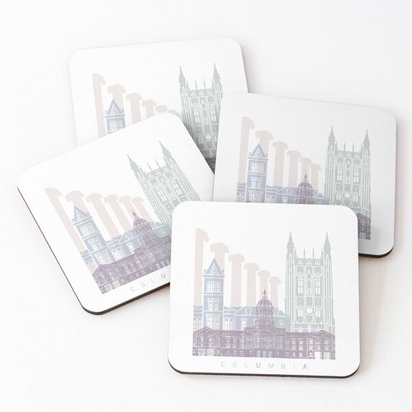 Item preview, COLUMBIA MO SKYLINE POSTER PASTEL designed and sold by paulrommer.