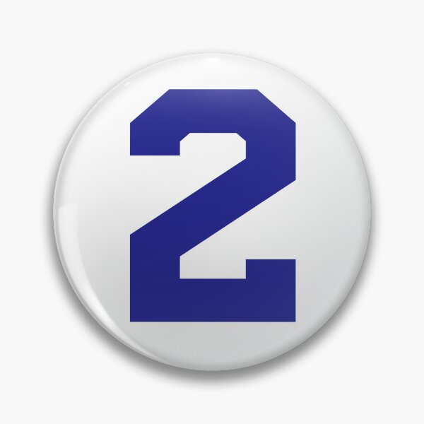 Item preview, Number 2, Blue two, Sports number two designed and sold by TheCultStuff.