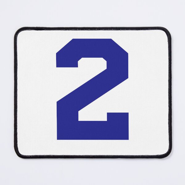 Item preview, Number 2, Blue two, Sports number two designed and sold by TheCultStuff.