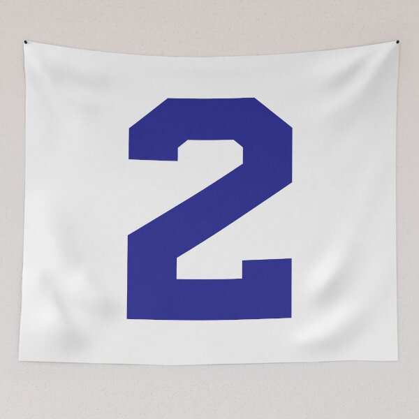 Item preview, Number 2, Blue two, Sports number two designed and sold by TheCultStuff.