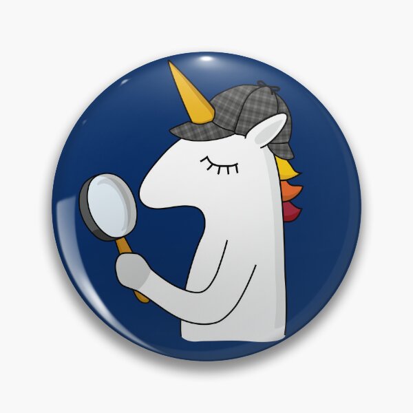 Item preview, detective unicorn designed and sold by LaDaDi.