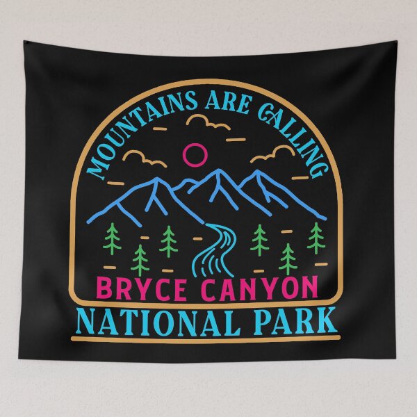 Item preview, Bryce Canyon national park - line art designed and sold by Nature-mark.