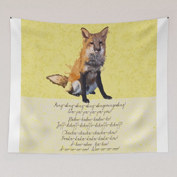 Item preview, What Does the Fox Say designed and sold by CanisPicta.