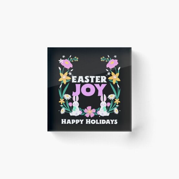 Item preview, Easter Joy Happy Holidays - A Cute Easter Typography designed and sold by RodolfoLeannon.
