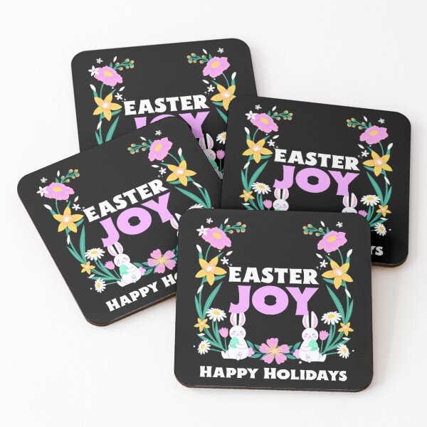 Item preview, Easter Joy Happy Holidays - A Cute Easter Typography designed and sold by RodolfoLeannon.
