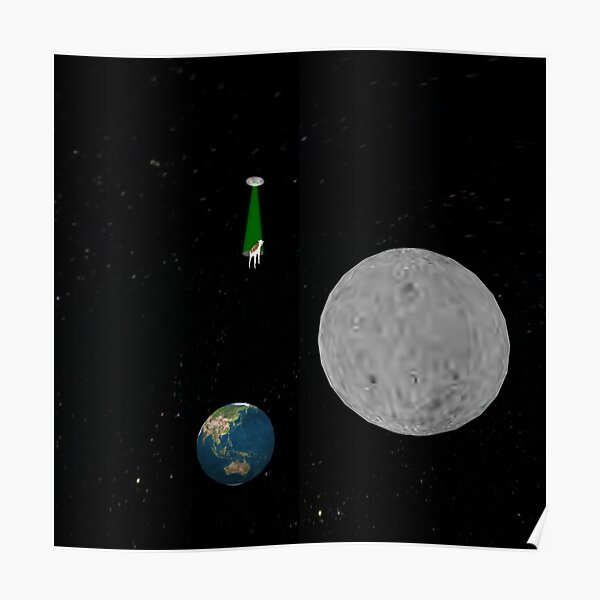 and the cow jumped over the moon with the help of aliens Poster