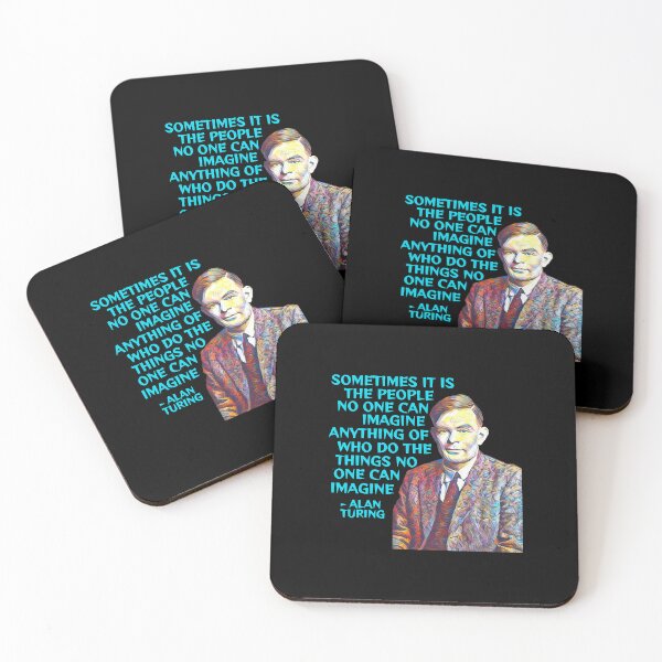 Item preview, Alan Turing - Sometimes It Is The People No One Can Imagine Anything Of Who Do The Things No ONe Can designed and sold by SamuelAdam1704.