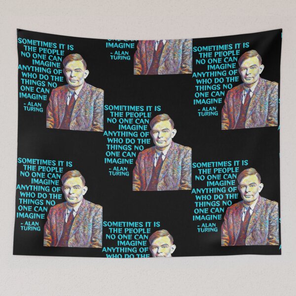 Item preview, Alan Turing - Sometimes It Is The People No One Can Imagine Anything Of Who Do The Things No ONe Can designed and sold by SamuelAdam1704.