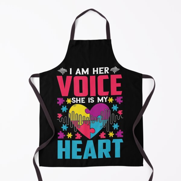 Item preview, Autism Awareness - I Am Her Voice She Is My Heart Mom Dad designed and sold by Bethemostbeauti.