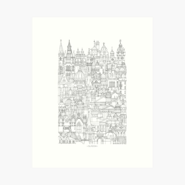 Item preview, Glasgow, Scotland  designed and sold by rashomonstudio.