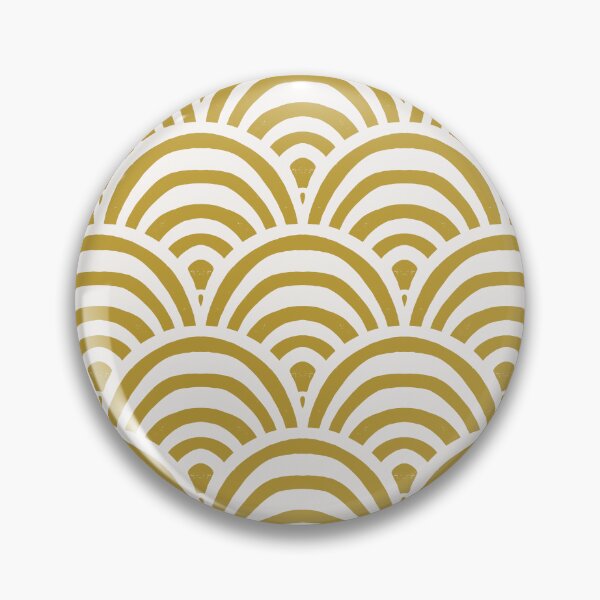 Artikelvorschau, Striped boho arches scallop - cream and gold entworfen und verkauft von Chelsea Jay.