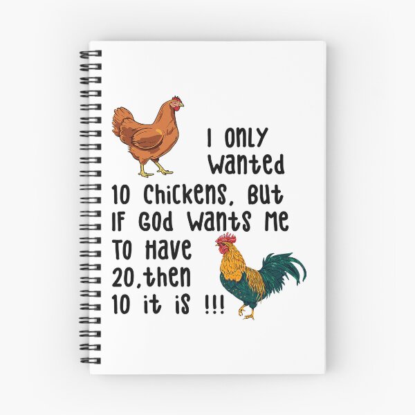 Item preview, I Only Wanted 10 Chickens But If God Wants Me To Have 20 Then 10 It Is designed and sold by davetmccall.