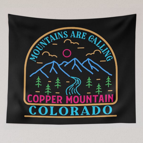 Item preview, Copper mountain Colorado - line art designed and sold by Nature-mark.