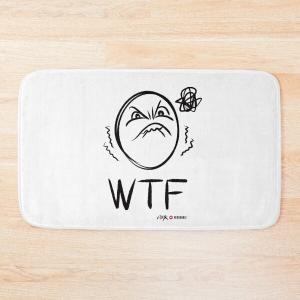 Item preview, WTF (Light Background) designed and sold by DiHK.