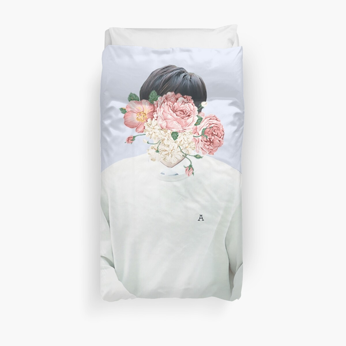  EXO Chanyeol Flower Aesthetic Duvet Covers by 