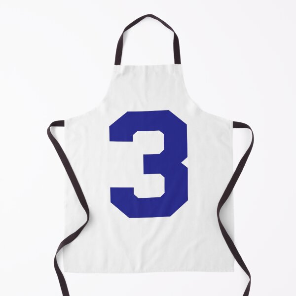 Item preview, Number 3, Blue three, Sports number three designed and sold by TheCultStuff.
