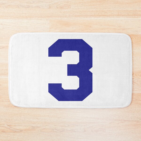 Item preview, Number 3, Blue three, Sports number three designed and sold by TheCultStuff.