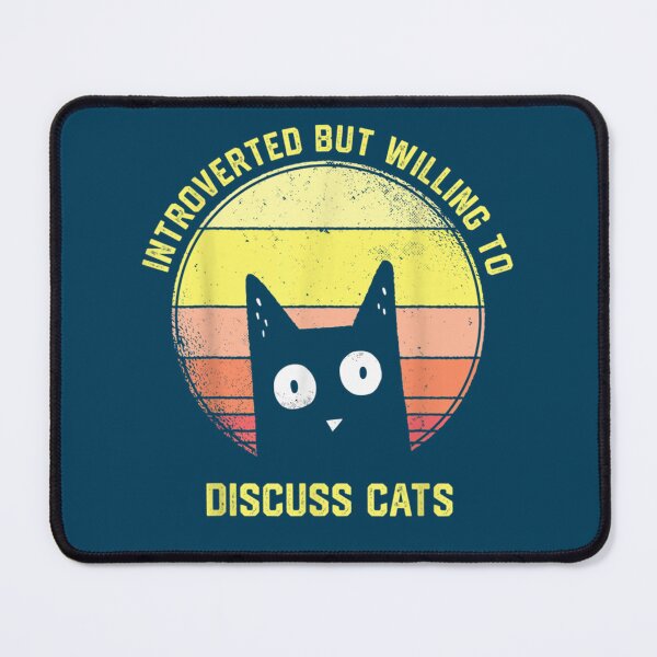 Item preview, Gift Introverted But Willing To Discuss Cats Vintage Introvert       designed and sold by FunnyAndLover.