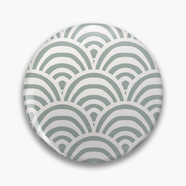 Artikelvorschau, Striped boho arches scallop - cream and sage entworfen und verkauft von Chelsea Jay.