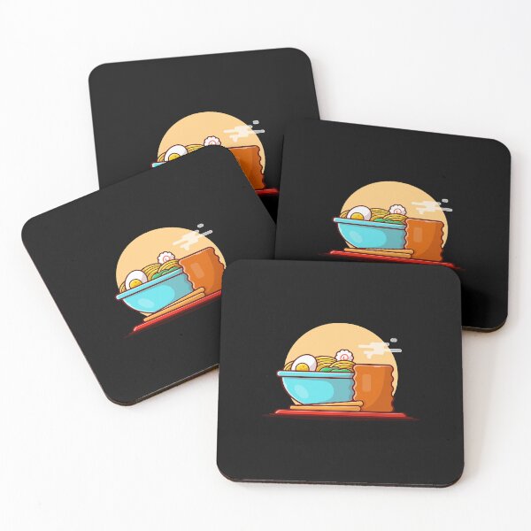 Item preview, Ramen Bowl Noodle with Egg Boiled Cartoon Vector Icon Illustration  designed and sold by DwayneObri5741.