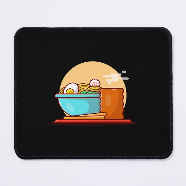 Item preview, Ramen Bowl Noodle with Egg Boiled Cartoon Vector Icon Illustration designed and sold by DwayneObri5741.