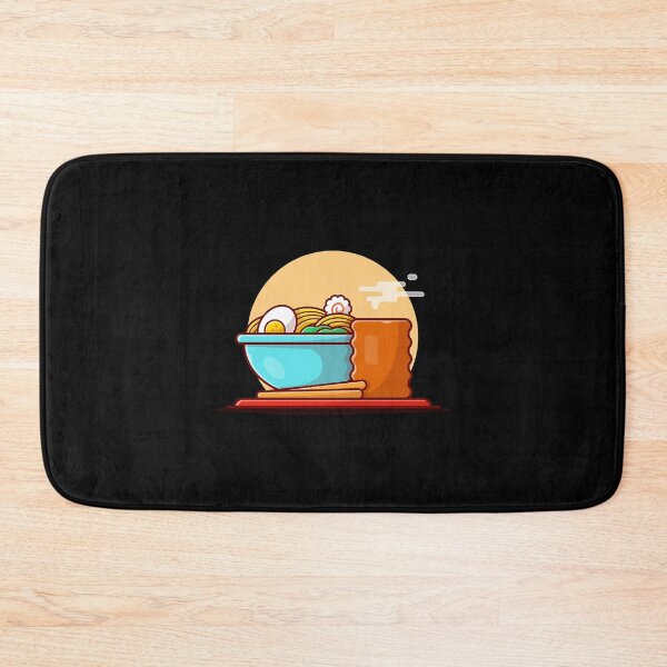 Item preview, Ramen Bowl Noodle with Egg Boiled Cartoon Vector Icon Illustration  designed and sold by DwayneObri5741.